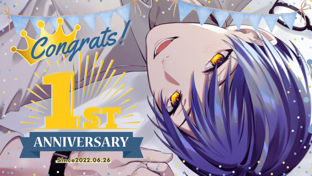 Vtuberデビュー1周年記念🎉